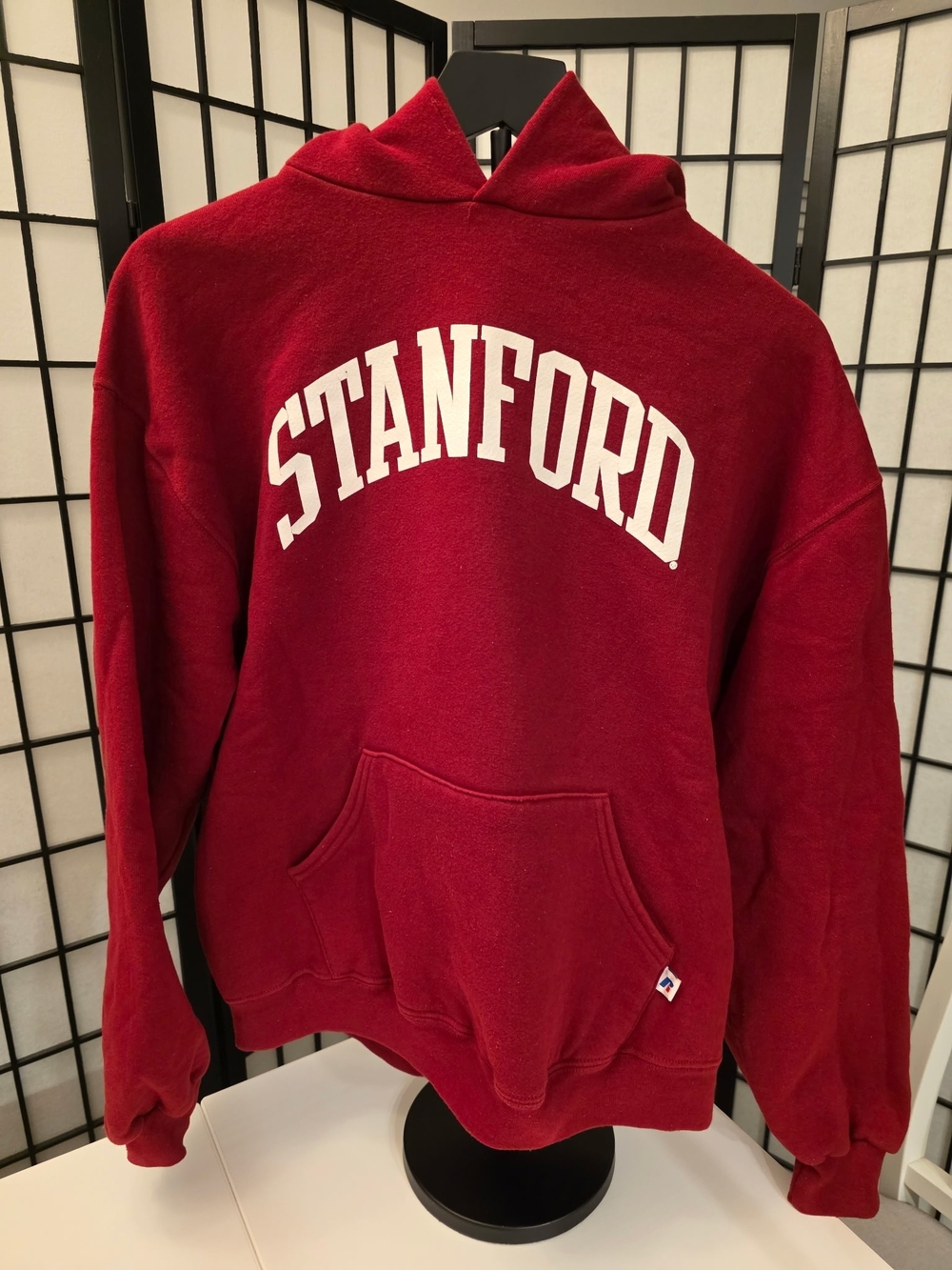 Stanford Maroon Red Hoodie Sweatshirt - Classic Collegiate Pullover ~ Size Large